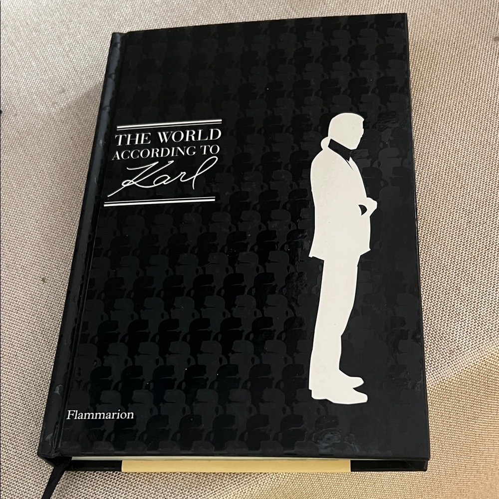 The World According to Karl Hardcover Book - Black & White